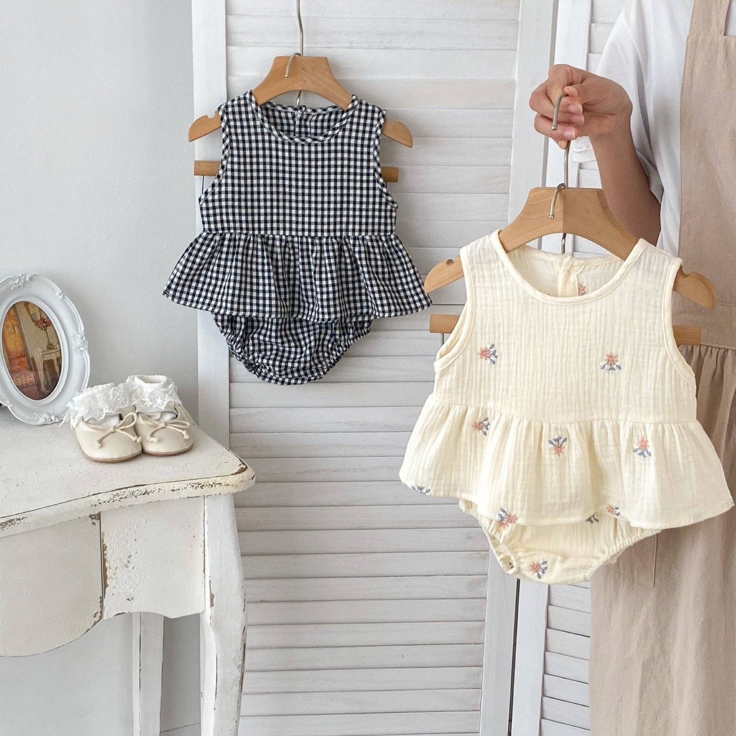 Sleeveless Top And Shorts Set
