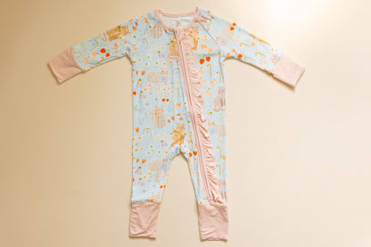 Kitty Meadow Bamboo Romper