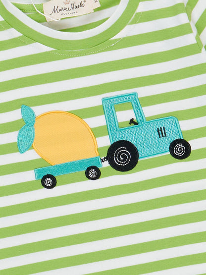 Striped Lemon Truck Shirt
